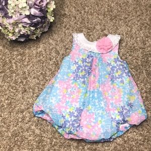 Adorable pastel floral romper